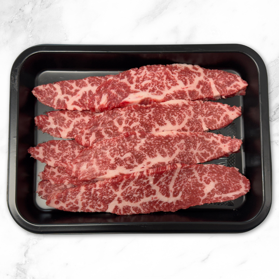 Jac Wagyu Rib Eye Cap MB8-9 – Premium Marbling K-BBQ Cut 220g