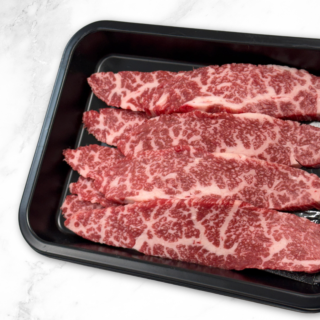 Jac Wagyu Rib Eye Cap MB8-9 – Premium Marbling K-BBQ Cut 220g