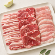 Korean Pork BBQ Family Set – Belly, Jowl & Neck