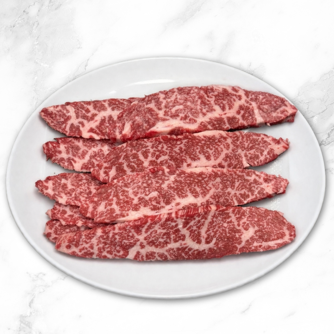 Jac Wagyu Rib Eye Cap MB8-9 – Premium Marbling K-BBQ Cut 220g