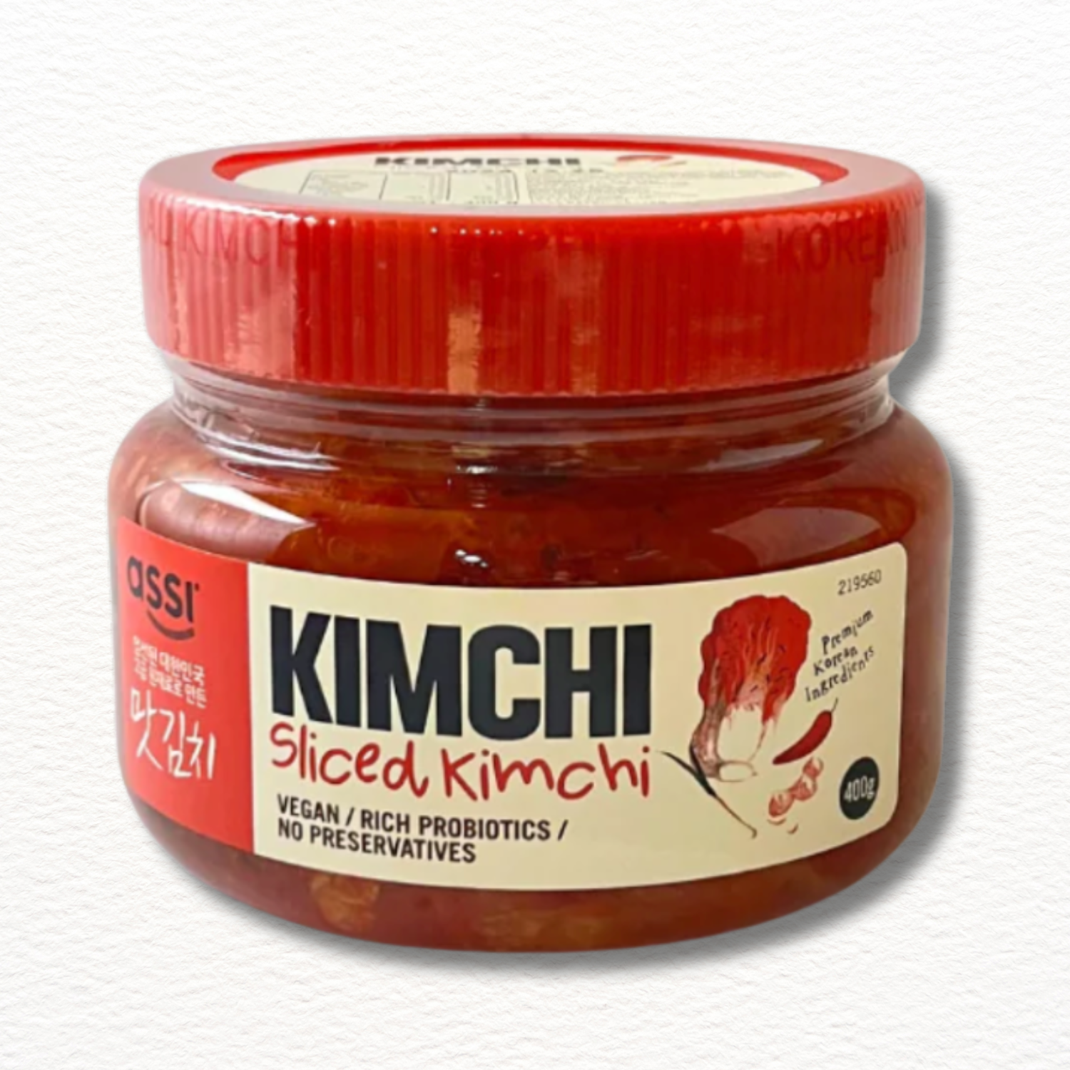 Assi Sliced Kimchi(Vegan) | 맛김치 400g