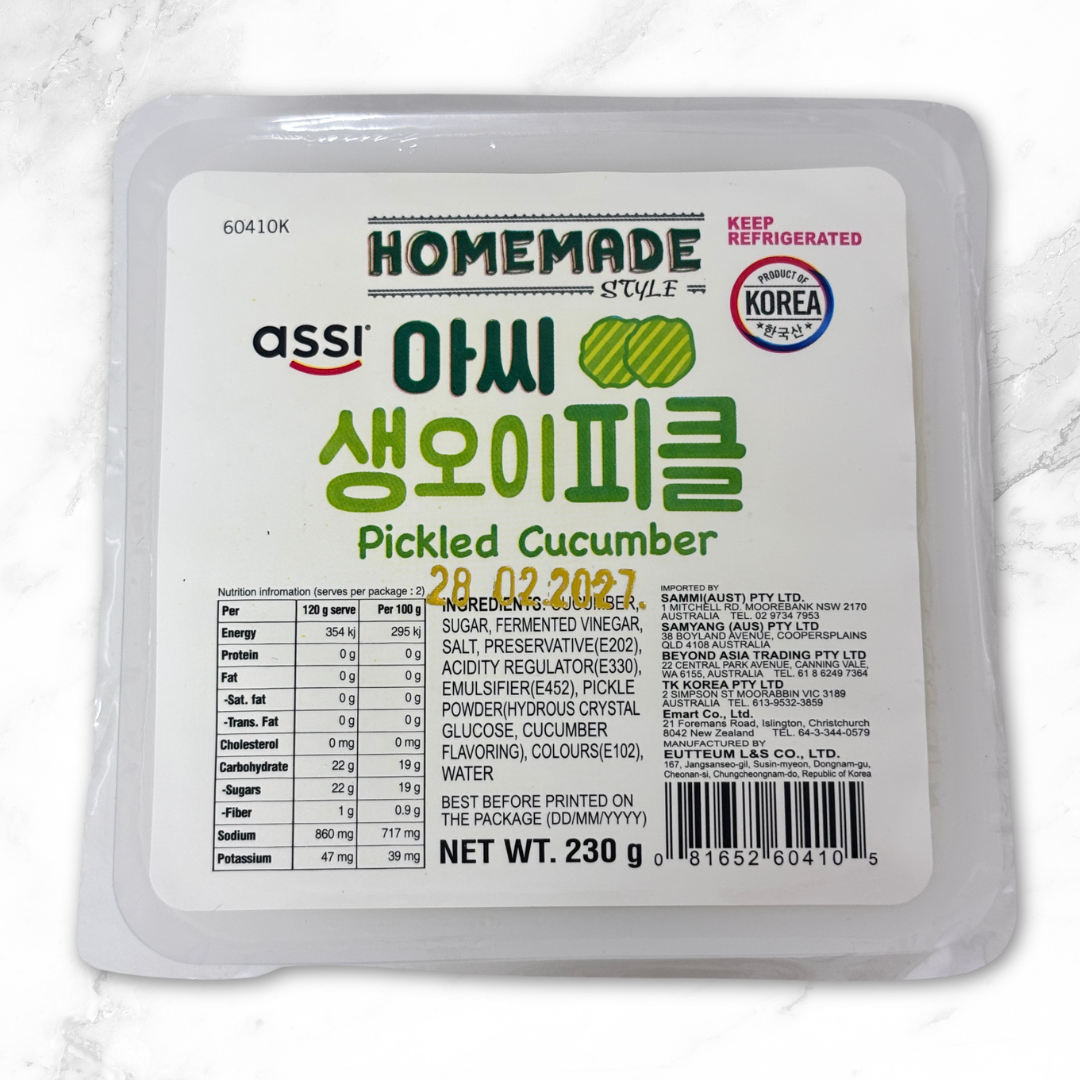 Assi Pickled Cucumber | 생오이 피클 (230g)