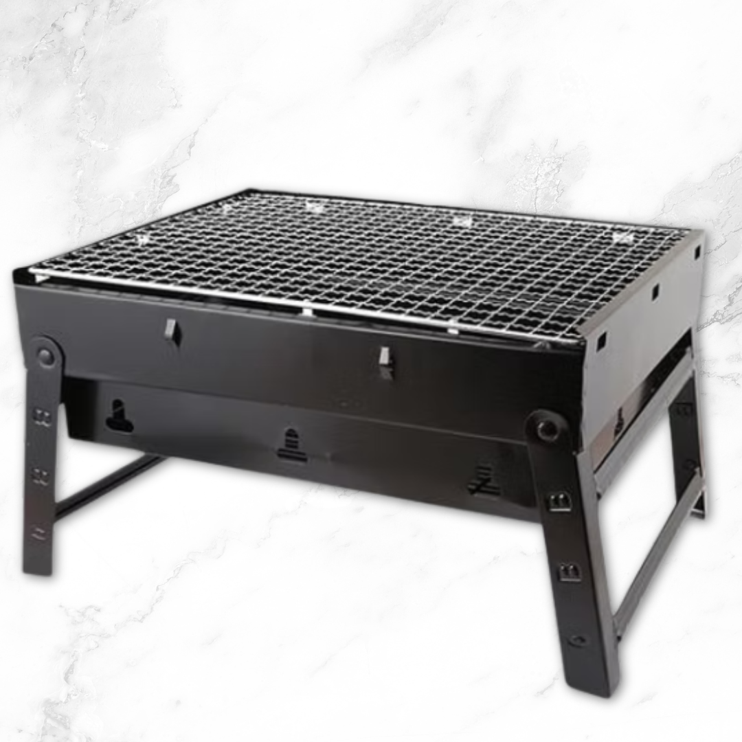BBQ Charcoal Skewer Grill | Portable Tabletop BBQ Grill