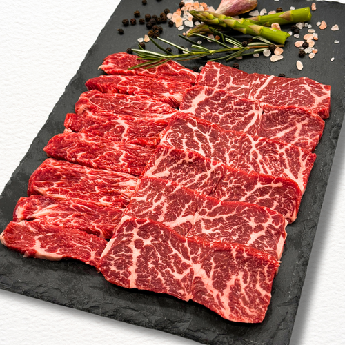 Jac Wagyu BBQ Platter C – Short Rib Meat & Neck Chain Set (Fresh 600g)