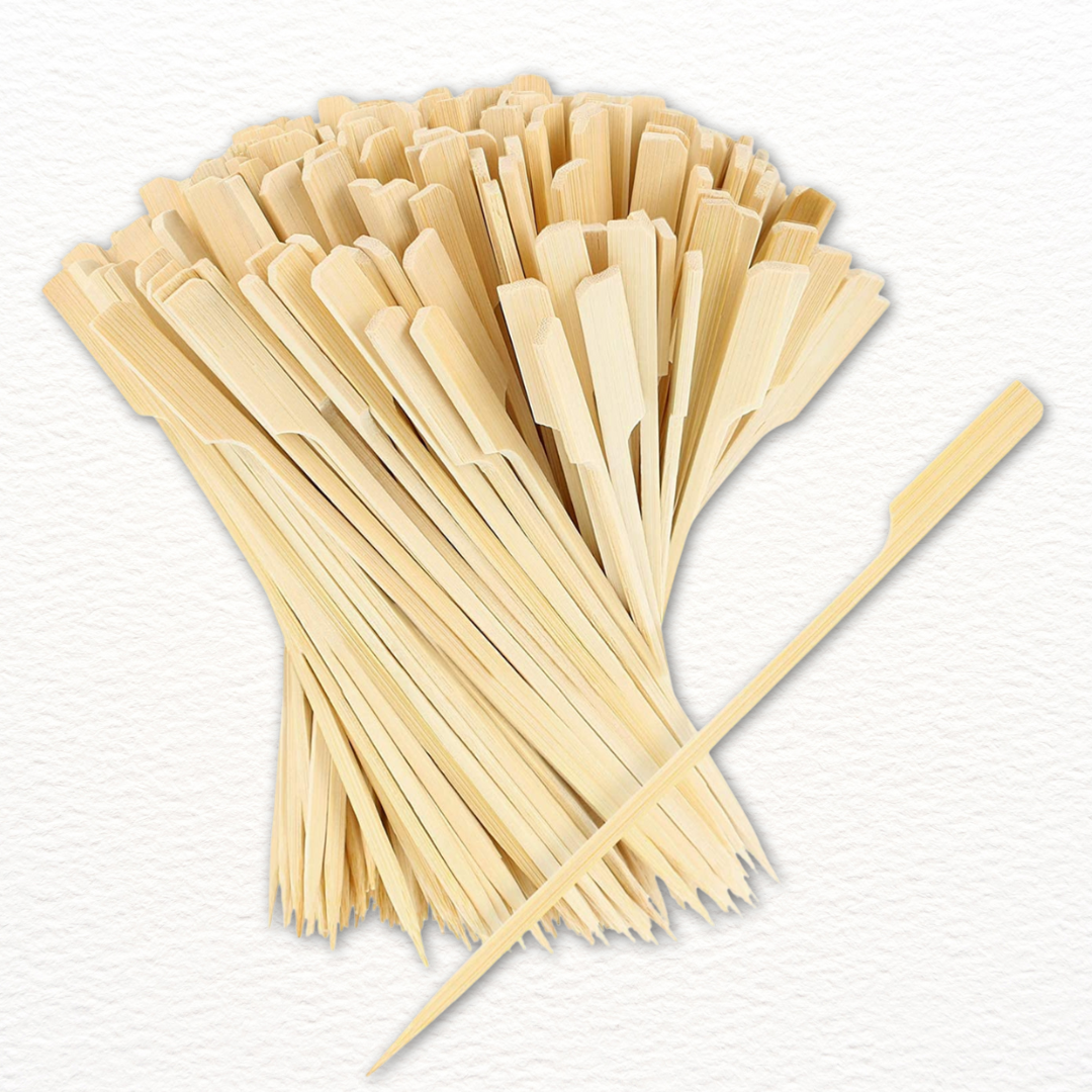 Bamboo Skewers – 15cm / 21cm / 25cm | BBQ & Cooking Sticks | 대나무 꼬치