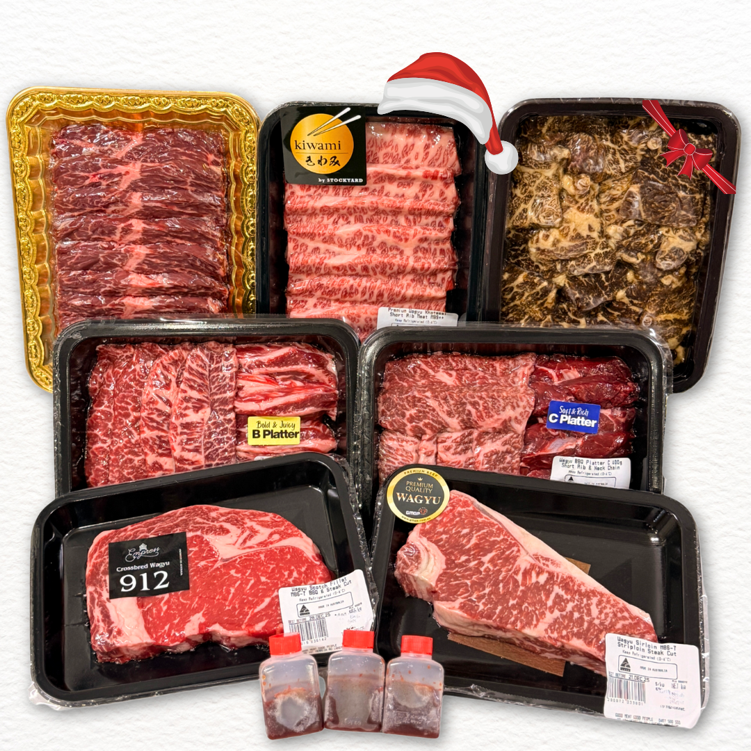 🥂 End of Year Wagyu BBQ Family Set (4–6 People) | Wholesale Price Home BBQ