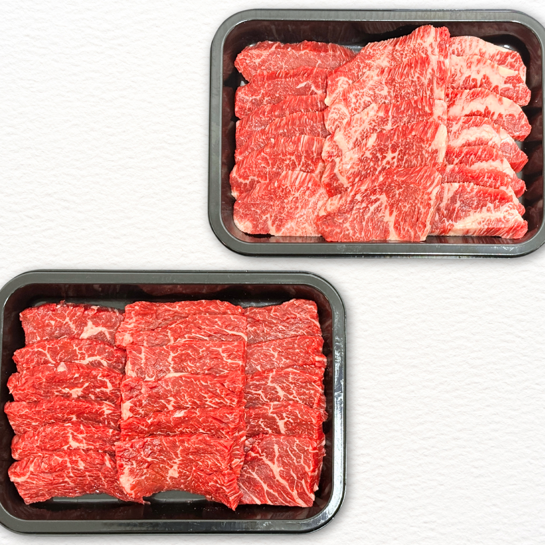 Jac Wagyu BBQ Platter E – Karubi Plate & Flap Meat BBQ Set (Fresh 600g)