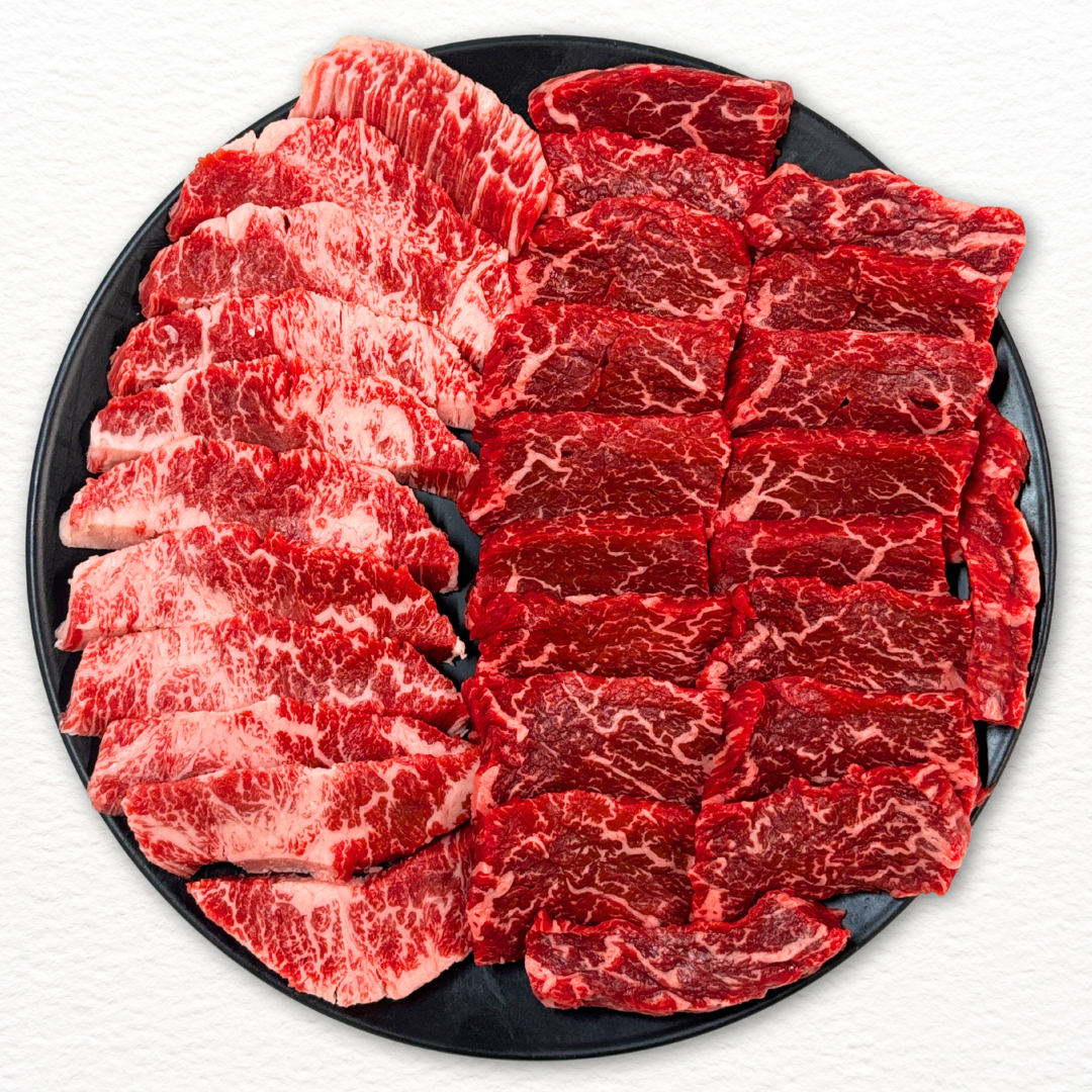 [DT ONLY] Jac Wagyu BBQ Platter E – Flap Meat & Karubi Plate BBQ Set (Fresh 400g)