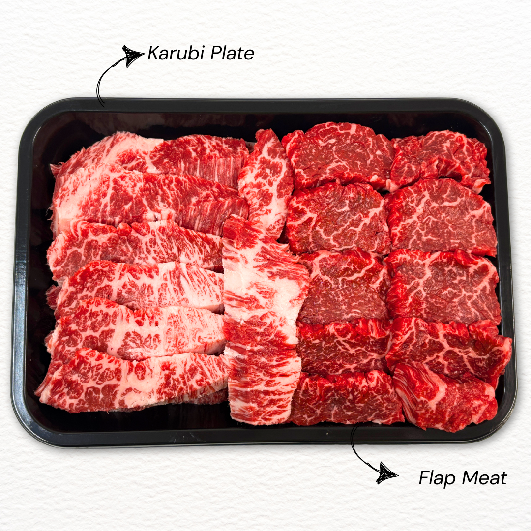 Jac Wagyu BBQ Platter E – Karubi Plate & Flap Meat BBQ Set (Fresh 600g)