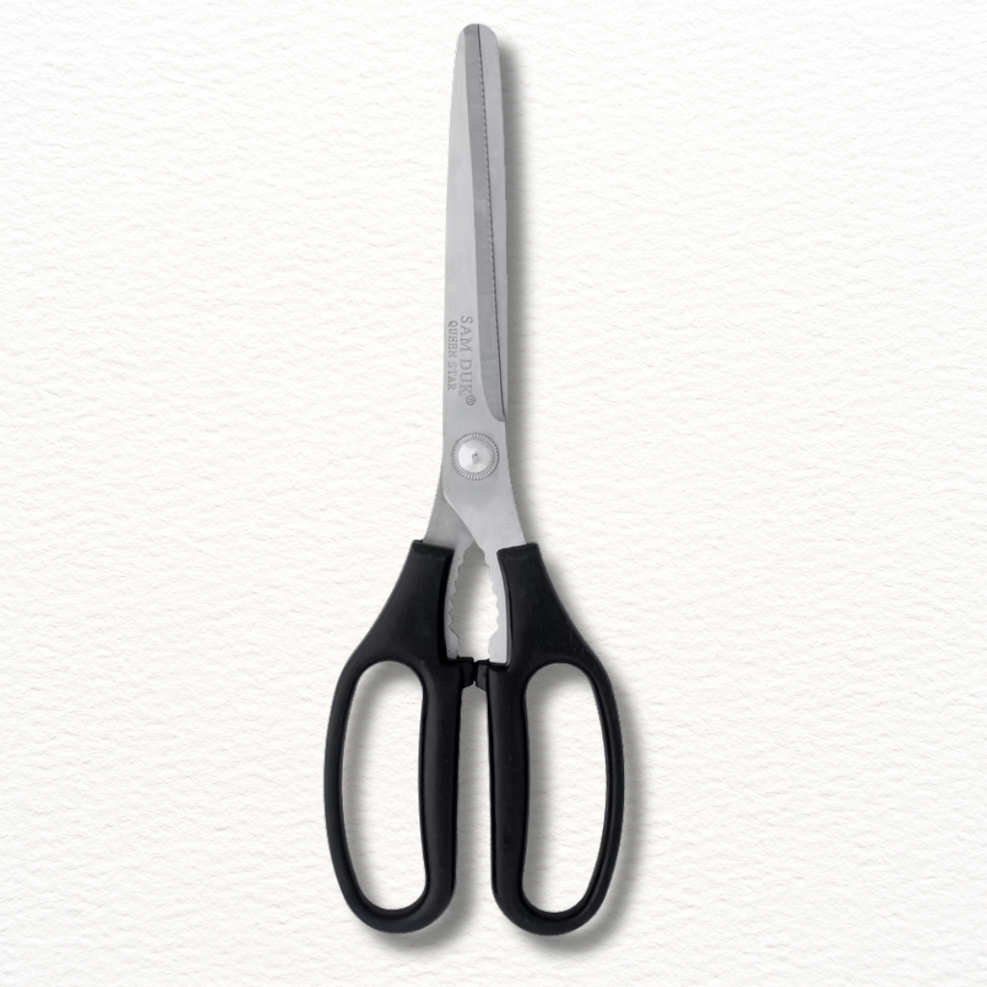 Heavy-Duty Multi-Purpose Kitchen Scissors – Extra-Large Stainless Steel | 양손가위 특대