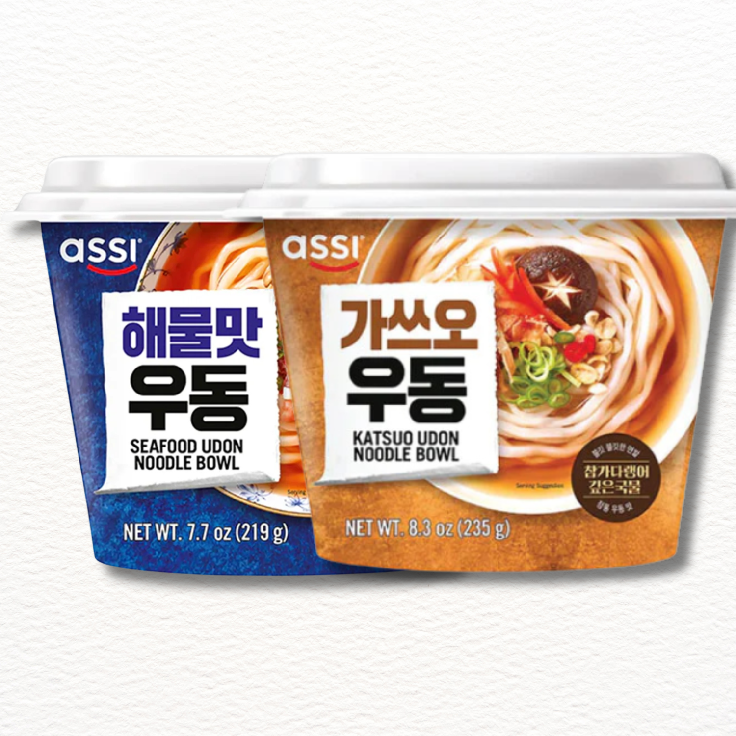 Assi Udon Noodle Bowl Series (Instant Japanese-Style Soup Noodles)