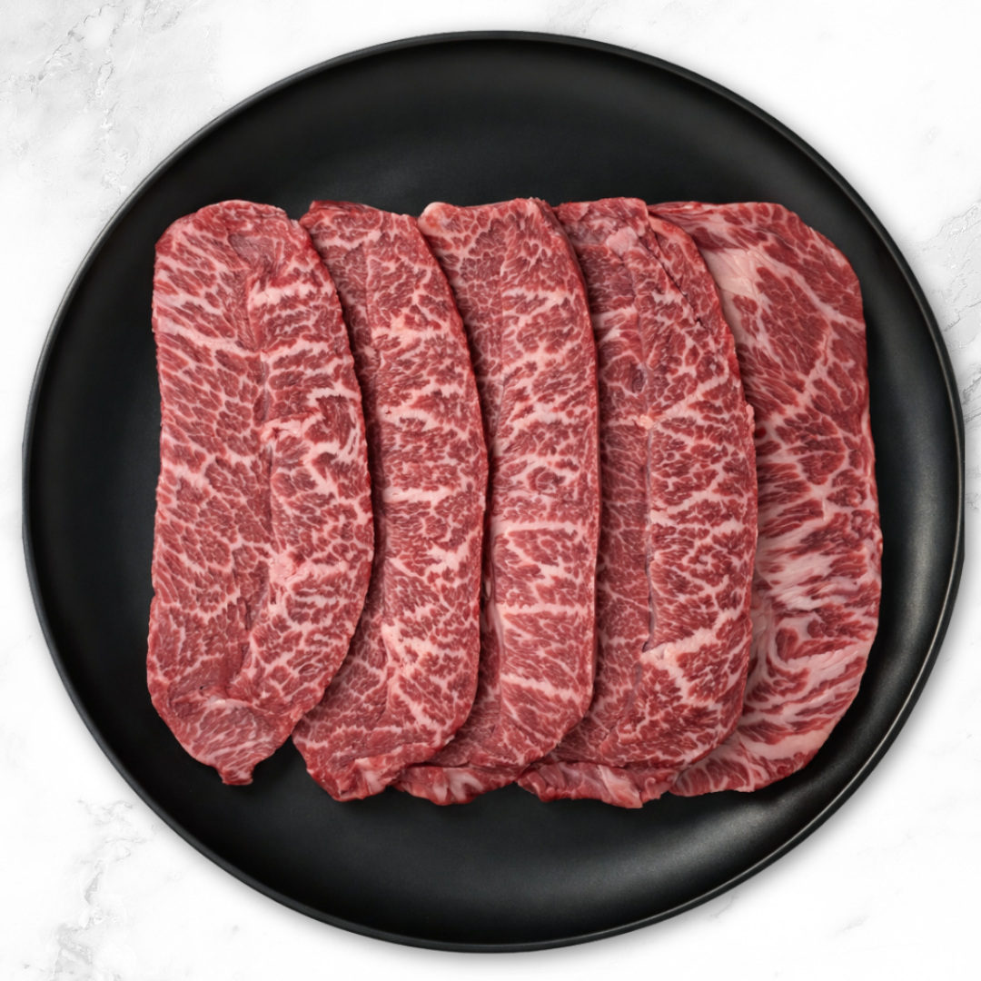 Jac Wagyu Oyster Blade MB8-9 | Premium Thin Sliced K-BBQ 220g
