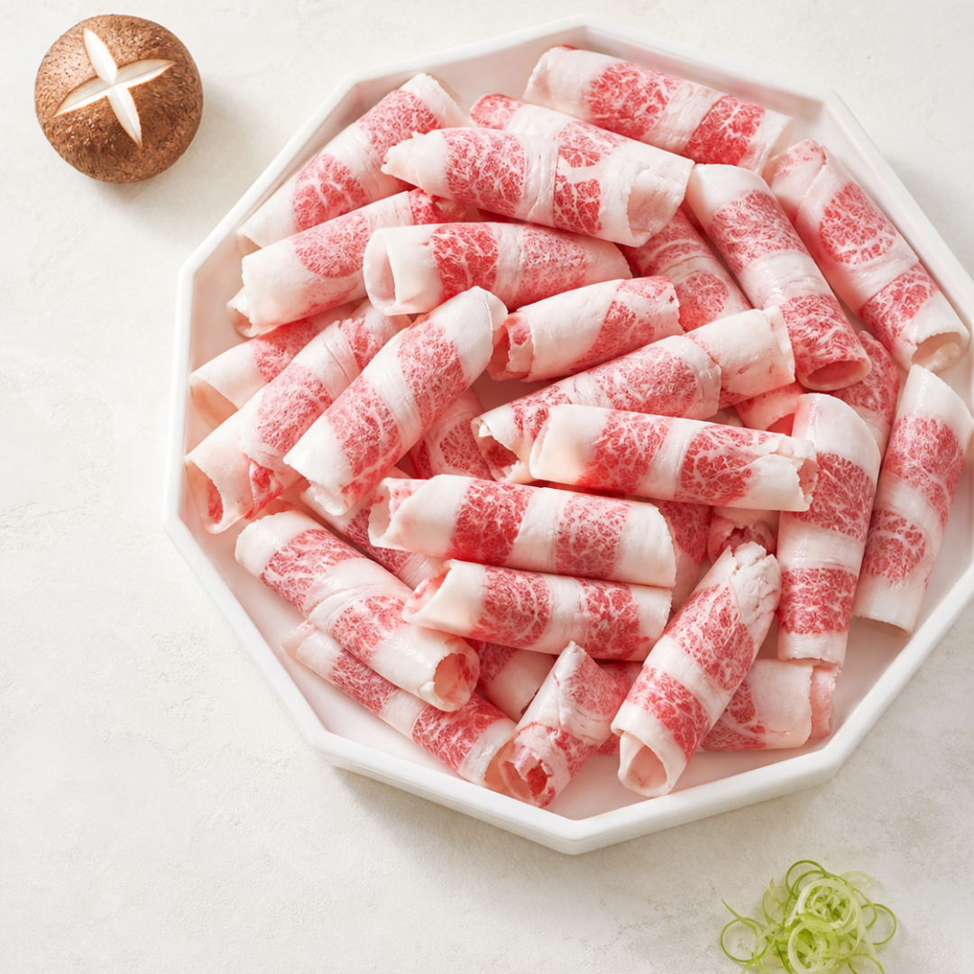 Wagyu Brisket Roll (Chadolbagi) – Thin Sliced Premium Beef (Frozen 450g)