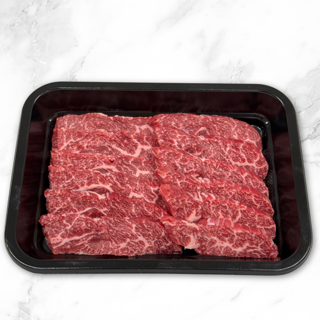 Jac Wagyu Flank Steak MB8-9 – Premium Marbling K-BBQ Cut 220g