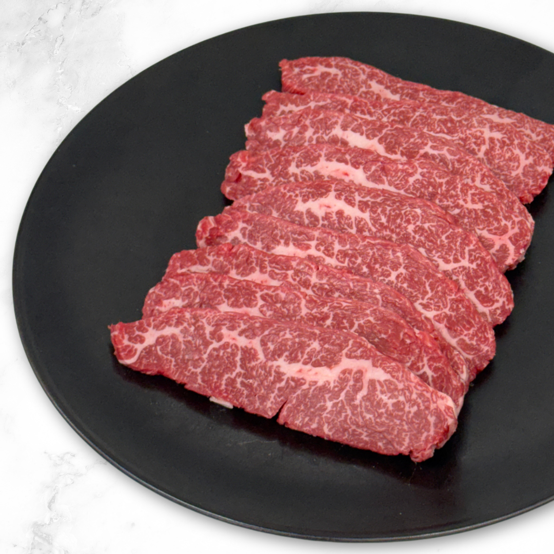 Jac Wagyu Flank Steak MB8-9 – Premium Marbling K-BBQ Cut 220g