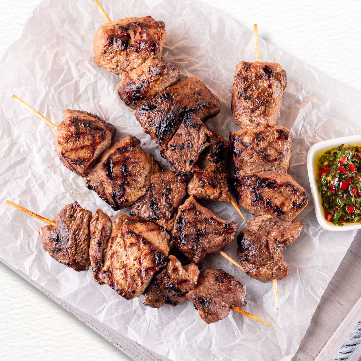 Jac Wagyu Cubed Diced – 2cm Skewer  Grill & Stew Beef (Fresh 500g)