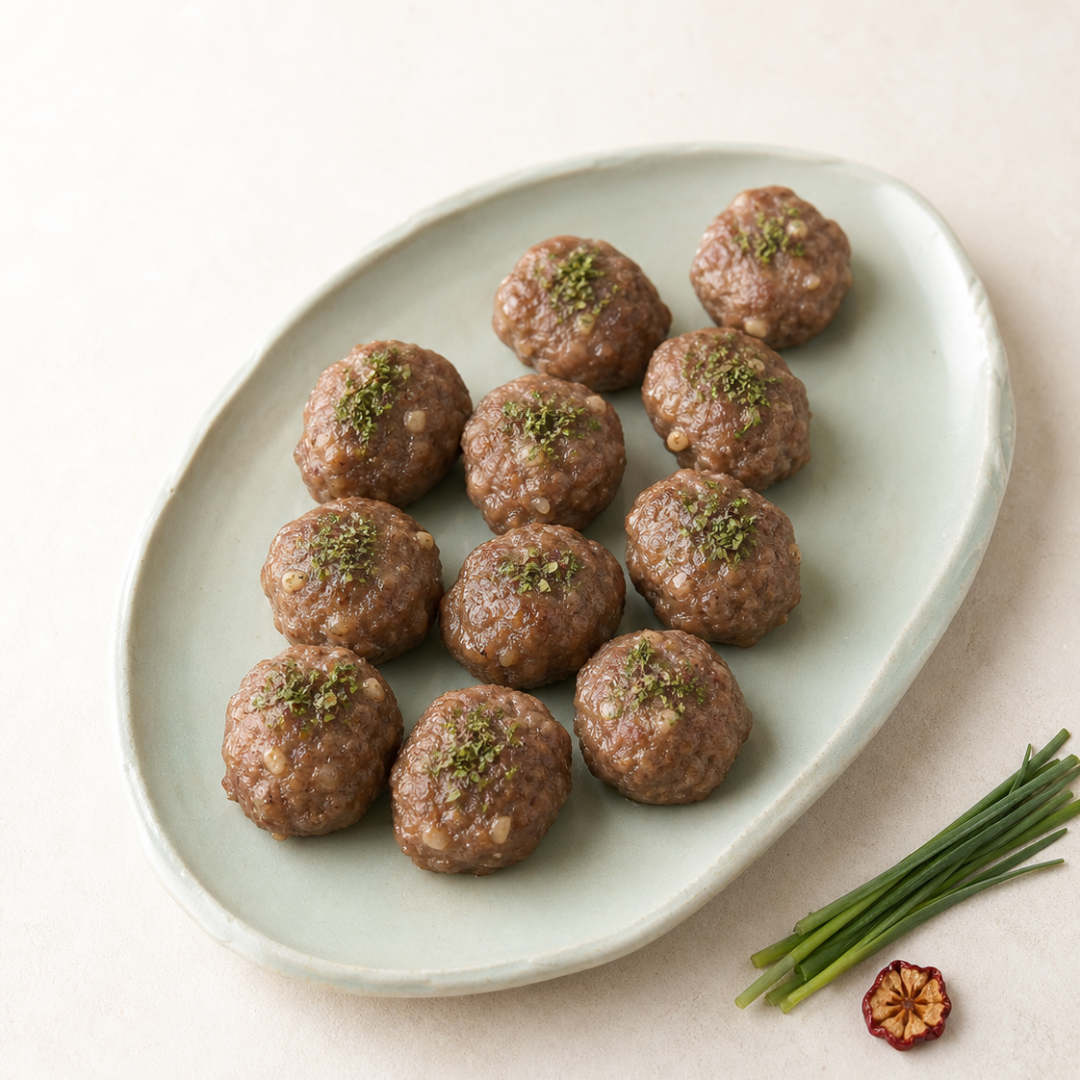 Wagyu K-BBQ Handmade Patty - Soy Marinated (Frozen 480g)