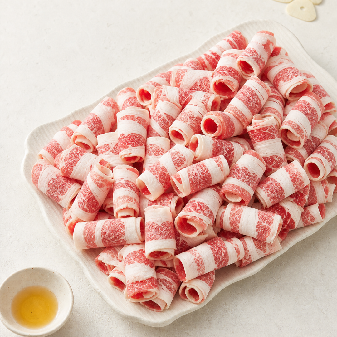 Angus Brisket – Thin Sliced for Hotpot & Quick BBQ (Frozen 450g)