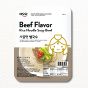 Assi Beef Bone Rice Noodle Bowl – Korean Sagol Soup (사골맛 | 90g)