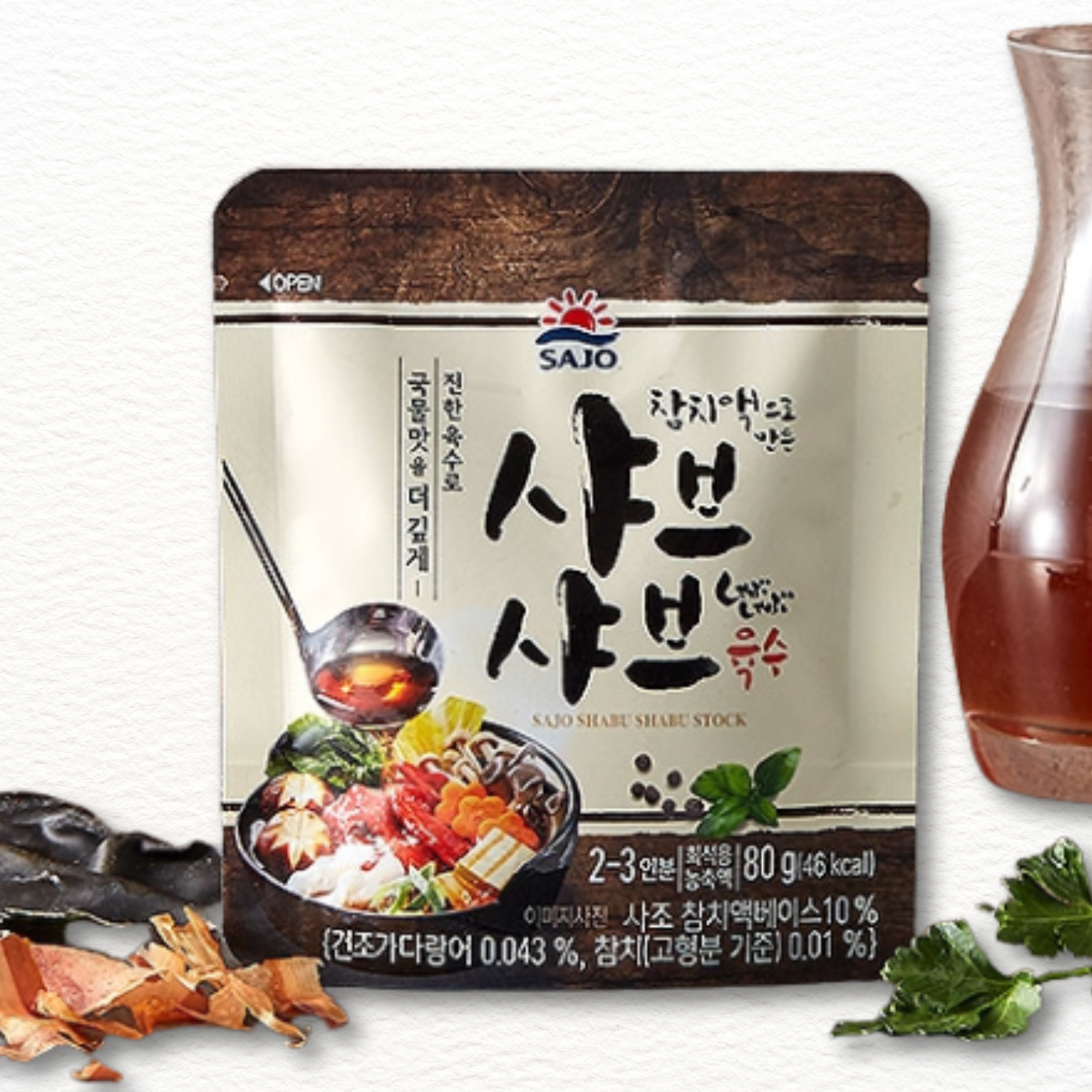 Sajo Shabu-Shabu Hotpot Broth 80g | Korean Soup Base