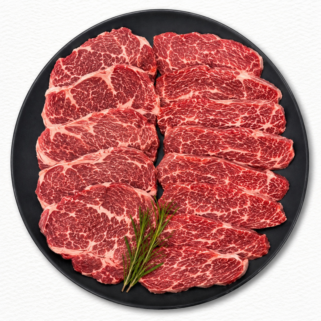 Wagyu BBQ Platter D | Chuck Roll & Oyster Blade | K-BBQ Set (MB4-7 Fresh 400g/600g)